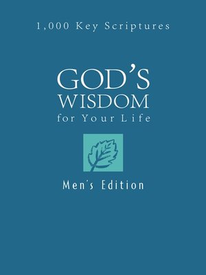 cover image of God's Wisdom for Your Life: Men's Edition